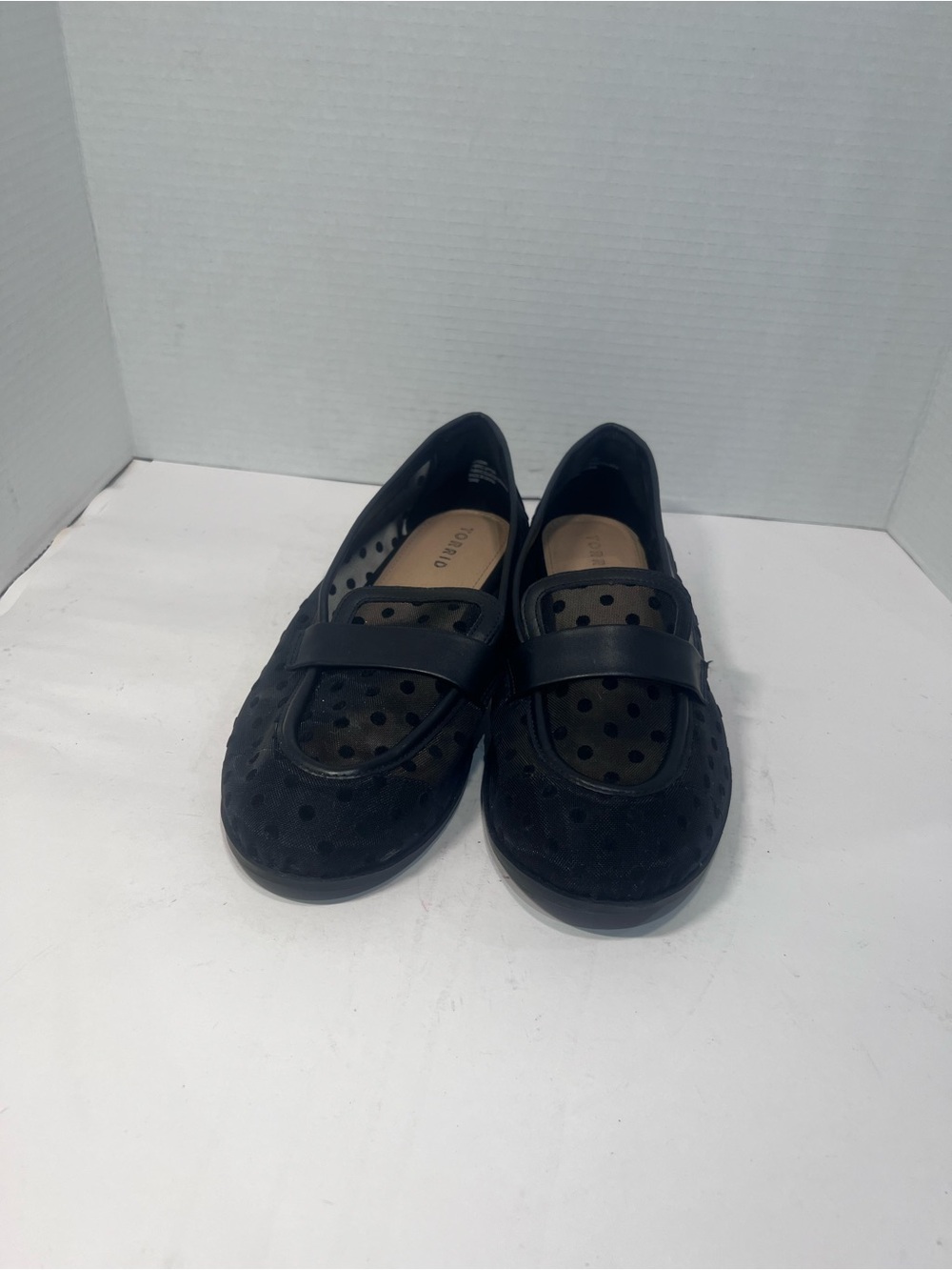torrid Black Perforated Mary Jane Flats